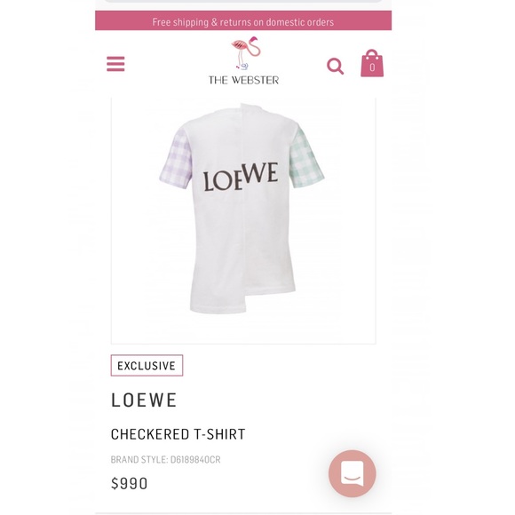 Loewe Asymmetric Gingham Shirt - Picture 5 of 8